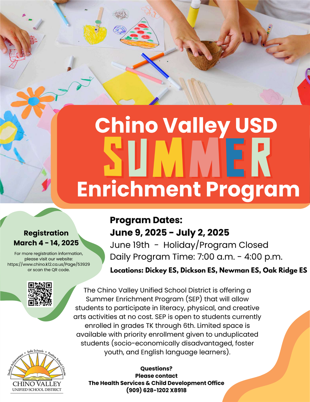  CVUSD Summer Enrichment Program (SEP) 2025